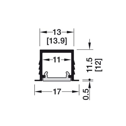 kich thuoc thanh dan den led lap am hafele 833 95 723