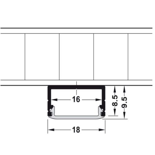 kich thuoc thanh dan den led lap noi hafele 833 72 843
