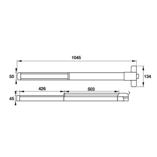 kich thuoc thanh thoat hiem hafele 911 52 143