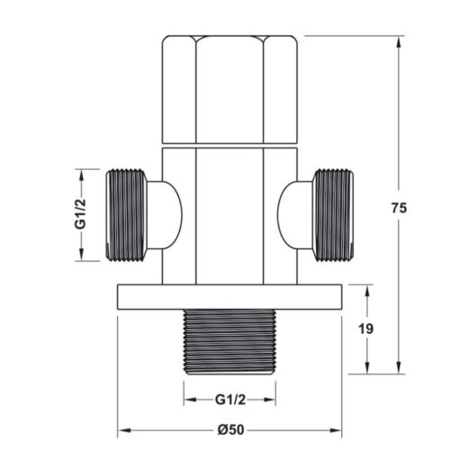 kich thuoc van khoa nuoc 2 duong nuoc hafele 495 61 252