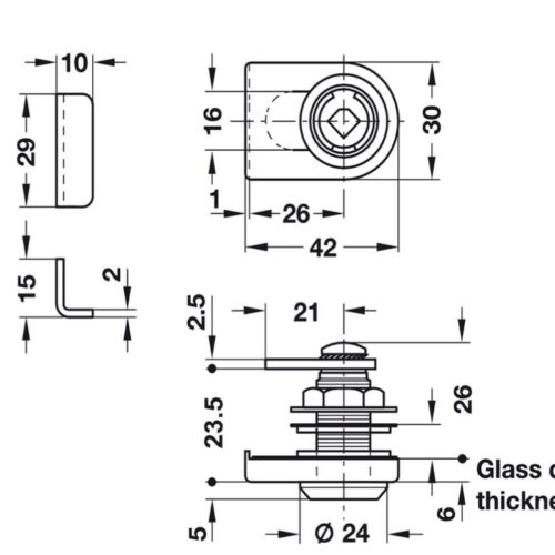 kich thuoc vo khoa cho tay nam cua kinh symo hafele 233 42 601