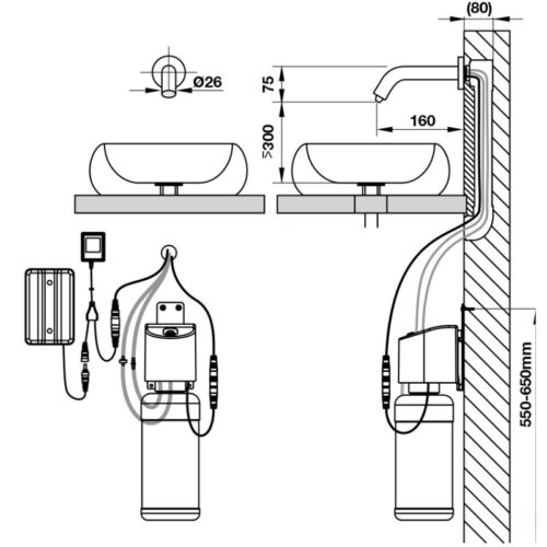 kich thuoc voi xit xa bong cam ung gan tuong l185 hafele 589 64 031