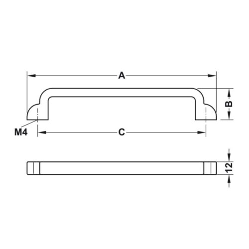 lap dat tay nam tu h1530 148mm hafele 106 61 043