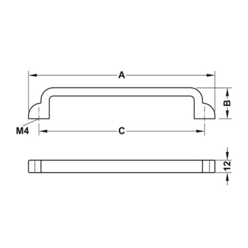 lap dat tay nam tu h1530 148mm hafele 106 61 943