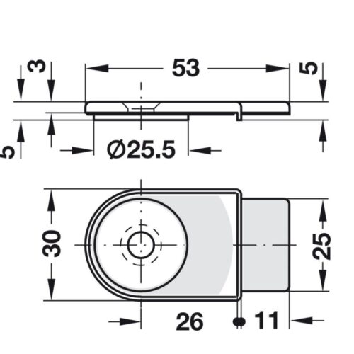 lap dat vo khoa cho tay nam cua kinh symo hafele 233 40 712