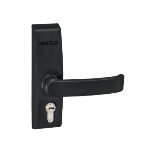 Tay nắm gạt mặt ngoài màu đen Hafele 901.02.781