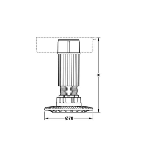 thiet ke cua chan tu co dieu chinh chieu cao h180mm hafele 637 76 356