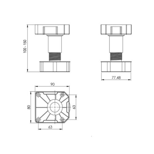 thiet ke cua chan tu hafele imundex 7 807 902