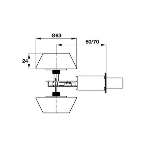 thiet ke cua khoa coc 2 dau chia hafele 911 64 384