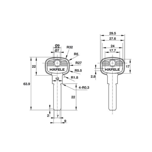 thiet ke cua khoa treo chot cat super 60mm hafele 482 01 949 1