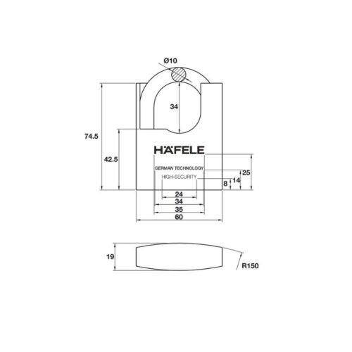 thiet ke cua khoa treo chot cat super 60mm hafele 482 01 949