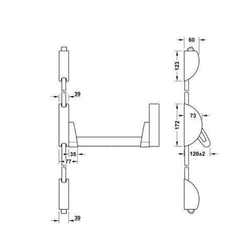 thiet ke cua thanh thoat hiem mau den hafele 901 02 783