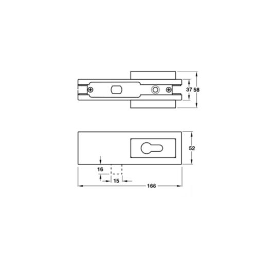 thiet ke khoa kep chan kinh inox bong hafele 981 00 660