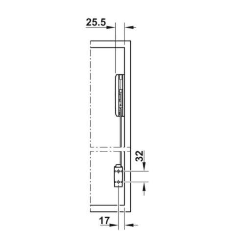 lap dat bo tay nang free fold short hafele 493 05 734 xam