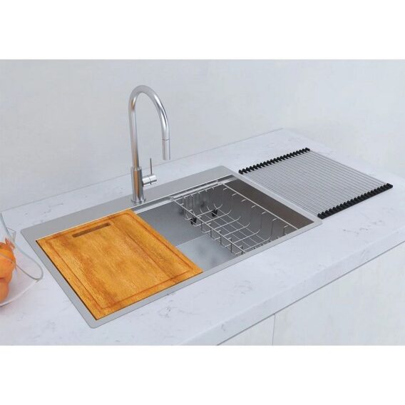 Ảnh Chậu rửa bát Inox 1 hố Hafele WS R0 HS24-SSN1S-7650 SILVER 567.20.627