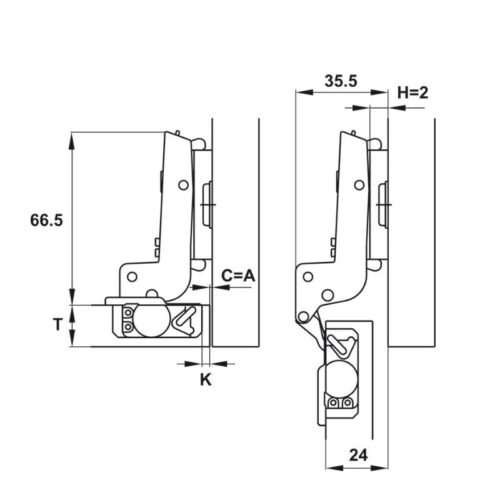 Kich thuoc ban le lot long metallamat neo 110o hafele 334 20 001