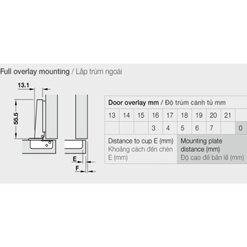 kich thuoc ban le trum ngoai metalla a 110 khong bat hafele 315 31 550