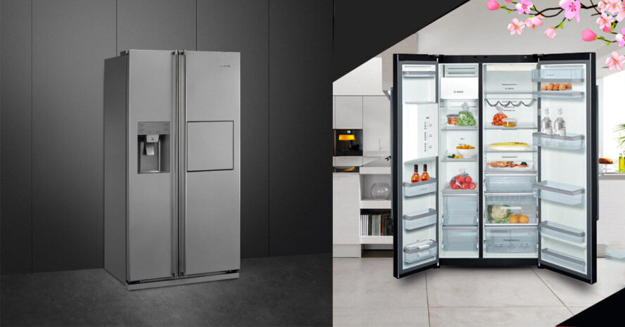 Màu sắc và chất liệu của tủ lạnh Hafele