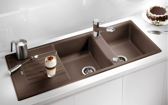 kích thước chậu rửa bát Hafele và mối liên hệ với kích thước khoét đá