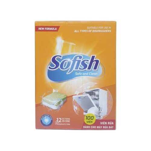 Viên rửa bát Sofish maximum 100 viên