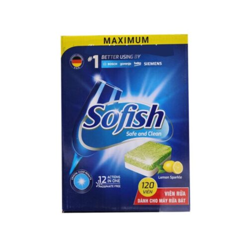Viên rửa bát Sofish maximum 120 viên