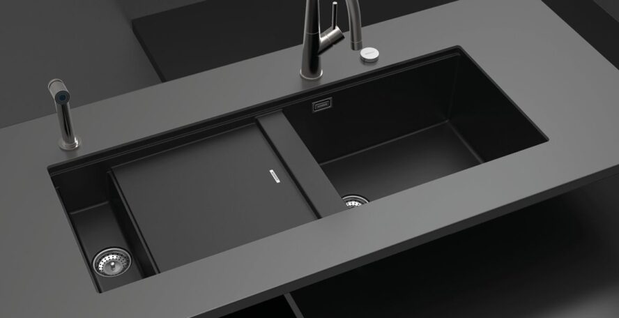 chất liệu của chậu rửa bát Hafele