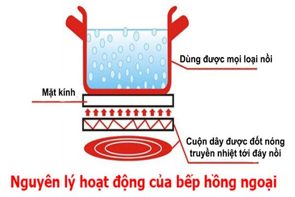 Cách sử dụng bếp hồng ngoại Hafele an toàn 1 Nguyên lý hoạt động của bếp hồng ngoại Hafele