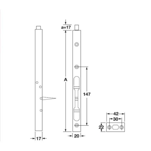 kich thuoc chot am 200mm hafele 911.62.332