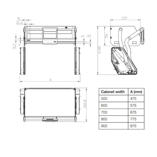 kich thuoc ke nang ha hafele 504.68.372 imove r600mm