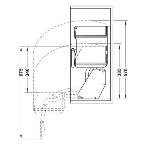 kich thuoc ke nang ha hafele 504.68.373 imove r600mm