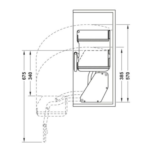 lap dat ke nang ha gia vi hafele imove 800mm 2 tang 504 68 377