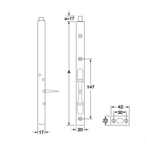 size chot am hafele 911 62 688