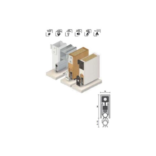 Thanh chắn bụi Hafele RP8SI 950.35.014