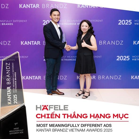 hafele tai kantar brandz vietnam awards 2025 1