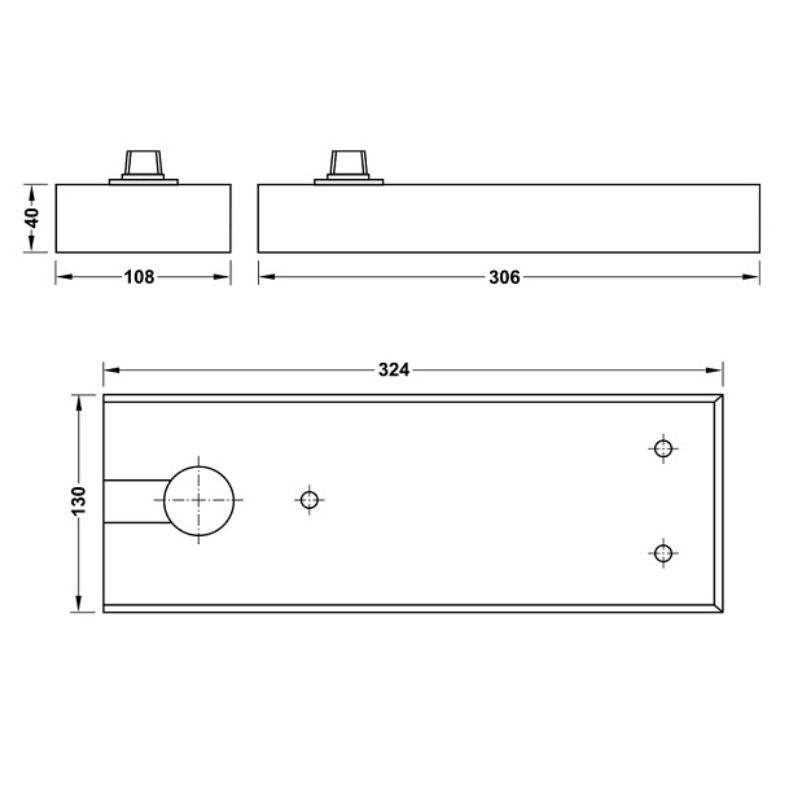 Kích thước Bản lề sàn DCL41 EN2 70kg Hafele 932.84.025 Kích thước Bản lề sàn DCL41 EN2 70kg Hafele 932.84.025