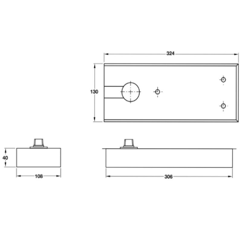 Kích thước Bản lề sàn DCL41 EN2 150kg Hafele 932.84.026 Kích thước Bản lề sàn DCL41 EN2 150kg Hafele 932.84.026