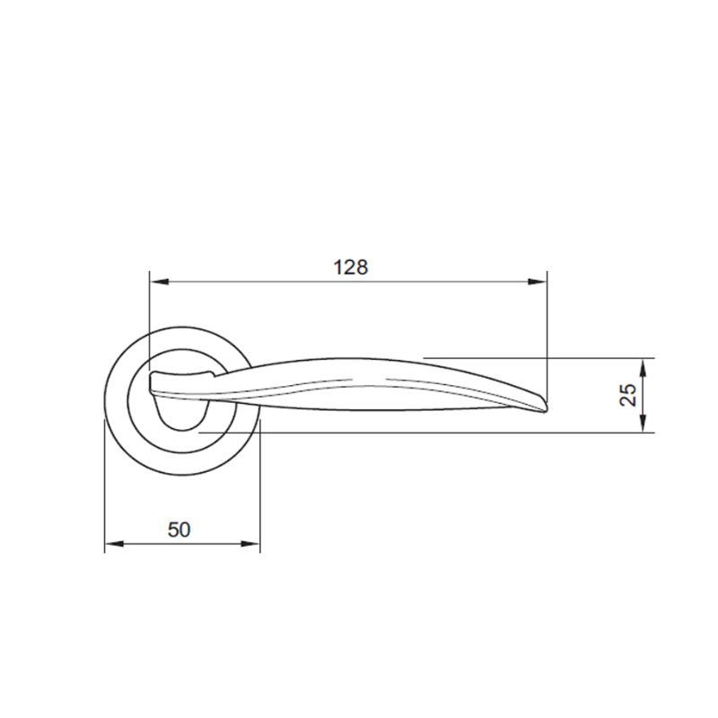 Kích thước Tay nắm Hafele 901.79.733 Kích thước Tay nắm Hafele 901.79.733