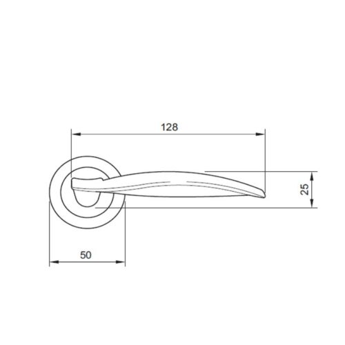 Tay nắm Hafele 901.98.816 4 Kích thước Tay nắm Hafele 901.98.816