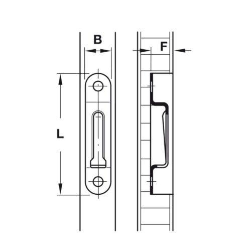 Kích thước kết nối Hafele 262.47.094