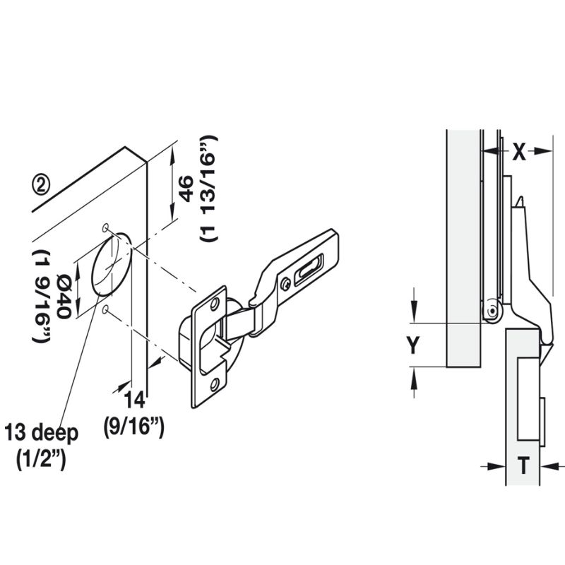 Lắp đặt phụ kiện bản lề tủ Hafele 408.24.002 Lắp đặt phụ kiện bản lề tủ Hafele 408.24.002