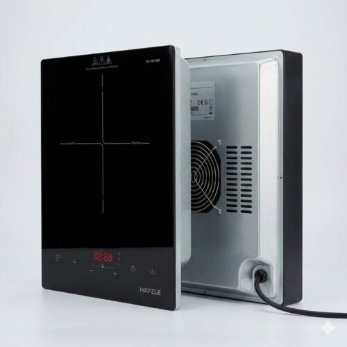 Mặt bên bếp từ Hafele 536.61.810Bếp từ Hafele 536.61.810